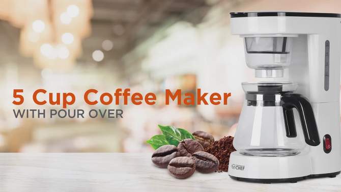 COMMERCIAL CHEF Cup Coffee Maker, 2 of 9, play video