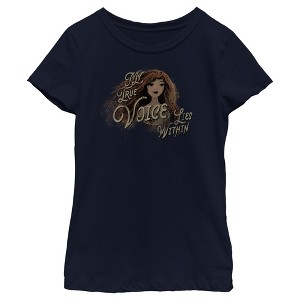 Girl's The Little Mermaid Ariel My True Voice Lies Within T-Shirt - 1 of 4