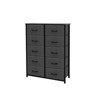 FONTOI Decorative Storage Cabinets, Aesthetic Appeal and Practical Storage Converge, Cabinet that Elevates Interior Design, Black, 31.4"*11.8"*26.1" - 3 of 4