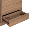 KTMBDW Closet Organizers, Clothing Storage, Modern Wardrobe Cabinet, Closet with 3 Shelves and 4 Drawers for Bedroom - 4 of 4