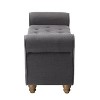 Sonia 43.7" Wide Storage Bench  | ARTFUL LIVING DESIGN - 4 of 4