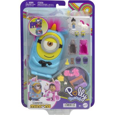 Mattel - Mattel - Polly Pocket Minions Compact Playset with Accessories and Dolls