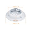 Unique Bargains Stainless Steel Dust-Proof Mesh Hole Circular Soffit Vents 40 Pcs - 2 of 4