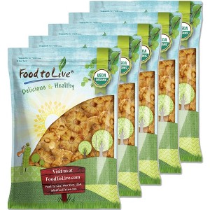 Organic Dried Pineapple Rings - Non-GMO, Flavorful Chewy Fruit Snack, Vegan, Unsulfured - 1 of 4