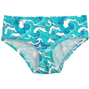 City Threads USA-Made UPF 50+ Printed Girls Swim Briefs - 1 of 4