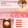 Morfone 660nm & 850nm red light therapy belt, used for body heating, vibration massage, and relief of muscle pain in the waist, shoulders, back, etc. - 4 of 4