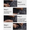 Coolmee Men's Casual Blazer Slim Fit Sport Coats One Button Stylish Business Suit Jacket - 4 of 4