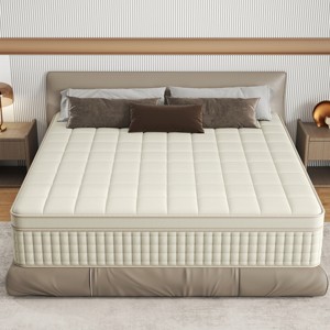 CHEVNI 10/12/14 Inch Mattress in a box Hybrid Spring Memory Foam Medium Firm - 1 of 4