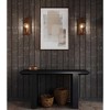 Progress Lighting Cumberland 1-Light Wall Sconce, Aged Bronze, Clear Seeded Glass. Modern Farmhouse and Transitional settings. - 2 of 3