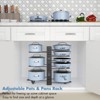 Wikineon Pots and Pans Organizer for Cabinet, 8 Tier Pot Organizers Rack, Adjustable Pan Organizer under Cabinet, Kitchen Organization and Storage - 2 of 4