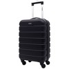 Generic 20" Spinner Carry-On Luggage, Black - 2 of 4