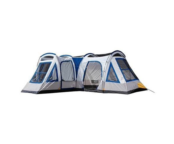 Tahoe Gear Gateway 10 To 12 Person Deluxe Cabin Family Camping Tent, Blue