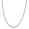 Black Bow Jewelry 4.5mm Sterling Silver Classic Solid Cable Chain Necklace - 3 of 4