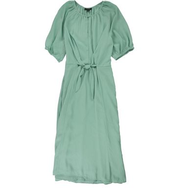 Alfani Womens Tie Front Midi Dress, green, X-Large : Target