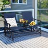 Tangkula 2 Person Outdoor Patio Double Glider Chair Loveseat Rocking - 3 of 4