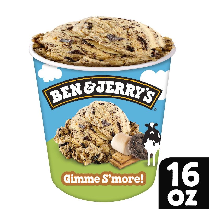 Ben &#38; Jerry&#39;s Gimmesmore Toasted Marshmallow Ice Cream - 16oz, 1 of 11
