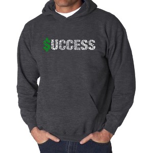 LA Pop Art Men's Word Art Hooded Sweatshirt - Success - 1 of 4