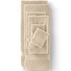 Lands' End Premium Supima Cotton 2-Piece Washcloth Set - Dark Sand - image 2 of 3