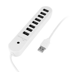 Unique Bargains Laptop PC Keyboard Cable 8-Port Splitter Adapter USB 2.0 Hub Expander - 1 of 4