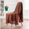 Chanasya Bevel Acrylic Knit Boho Throw Blanket With Tassels - 4 of 4