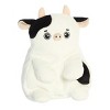 Aurora Small Connor Cow Fluffles Whimsical Stuffed Animal White 6" - 2 of 4