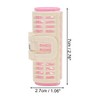 Unique Bargains Women's Heatless Voluminous Hair Roller 2.76"x1.06" Pink White 8pcs - 4 of 4