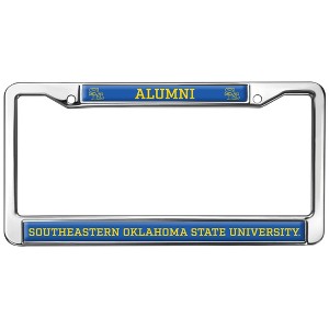 Southeastern Oklahoma State University Alumni Full Size Standard License Plate Metal Frame - 1 of 4