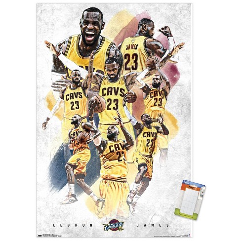 NBA Los Angeles Lakers - LeBron James 22 Wall Poster, 14.725 x 22.375  Framed 