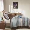 NicBex 5-Piece Traditional Jacquard Bedding Comforter Sets, Bedding Set with Beautiful Geometric and Damask Design, Machine Washable - 3 of 4