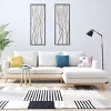 LuxenHome Gold Metal Branch Wall Decor, Set of 2 - 2 of 4