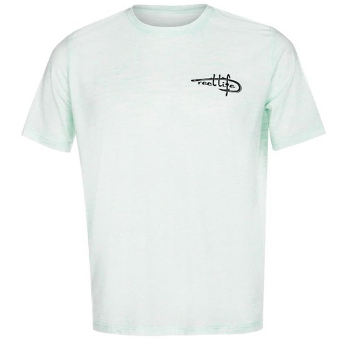 Reel Life Color Splash Sail Uv Long Sleeve T-shirt - Large - Misty