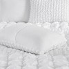 3 Pcs Elegant Elastic Embroidery Comforter Set,All Season Home Textile Microfiber Bedding Set fits Lux Bedroom Decor - 4 of 4