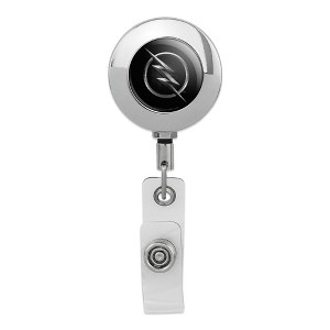 The Flash Tv Series Zoom Logo Metal Chrome Badge ID Card Holder Clip - 1 of 3