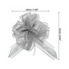 Unique Bargains Matte Bows for Gift Wrapping Christmas Decorative 47.24"x1.97" 3Pcs - 2 of 4