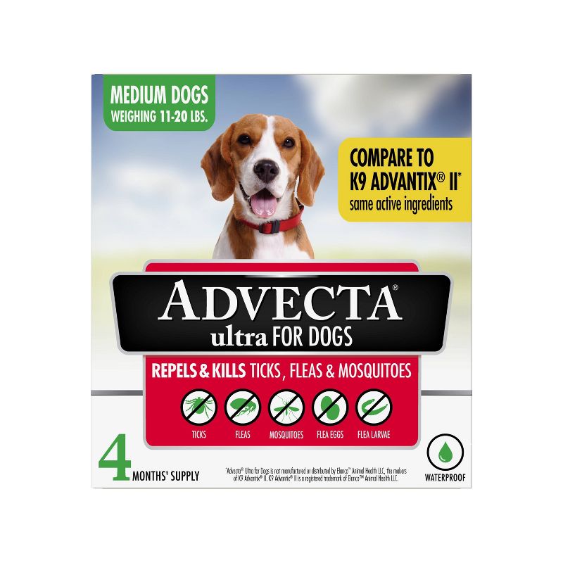 Advecta Pet Insect Flea Drops Treatment for Dogs - 4ct, 4 of 9