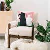 16"x16" Kris Favreau Honfleur Modern Still Life Square Throw Pillow Black - Deny Designs: Geometric Design, Indoor Polyester Cushion - 2 of 4