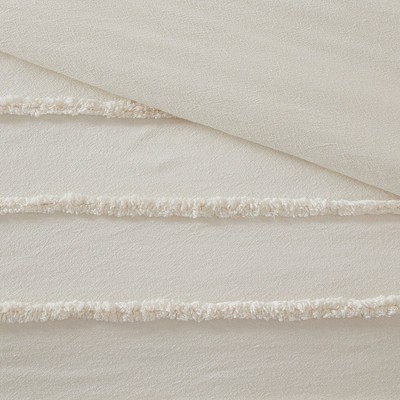 Intelligent Design 3Pcs Comforter Set, Modern Cozy Bedding Set, Cotton Bed Comforter, Ivory, Full/Queen — фото 8