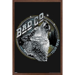 Trends International Bad Company - 1976 Wolf Tour Framed Wall Poster Prints - 1 of 4