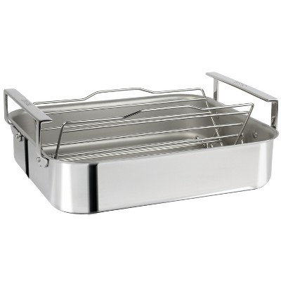 Cristel Stainless Steel 3-ply Roaster with Roasting Rack