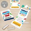 Big Dot of Happiness Thank You Teachers - DIY Assorted Teacher Appreciation Cash Holder Gift - Funny Money Cards - Set of 6 - 2 of 4