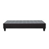 King Size Upholstered Platform Bed with Sturdy Frame for Bedroom - 2 of 4