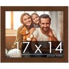 PosterPalooza | Simple Brown Picture Frame - UV Acrylic, Backing Board, Hanging Hardware Included - 2 of 4