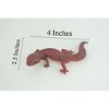 Gecko, Gargoyle gecko, Museum Quality, Educational, Hand Painted, Rubber Lizard, Peking Gecko, Realistic Reptile, , Toy,  4 Inches Long. CH1020 BB218 - 2 of 4