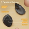 Evo Bytes Ergonomic Vertical Wireless Mouse - 3 of 4