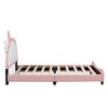 Bellemave Cute Full size Upholstered Bed With Unicorn Shape Headboard,Full Size Platform Bed with Headboard and Footboard,Pink - 4 of 4