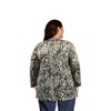 Women's Long Sleeve Draped Cardigan - Plus - On The Plus Side - 3 of 4