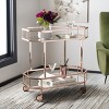 Silva 2 Tier Octagon Bar Cart - BCT8004 - Safavieh - 2 of 4