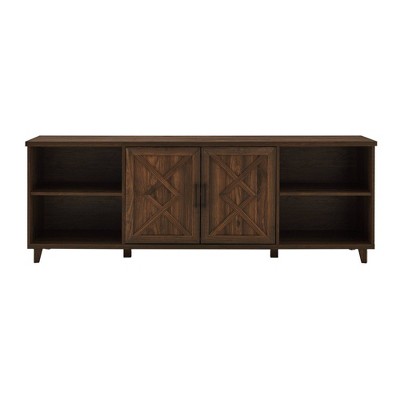 Whitton Modern Transitional Geometric 2 Door TV Stand for TVs up to 80" - Saracina Home