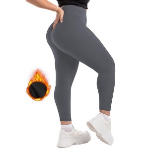Women's High Waisted Leggings Tummy Control Buttery Soft Yoga Pants Womens Gym Workout Running Leggings - 1 of 4