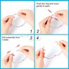 Unique Bargains Home Office Metal Loose Leaf Binder Rings Book Rings Key Ring 3.1 Inch Inner Dia 4 Pcs - 4 of 4